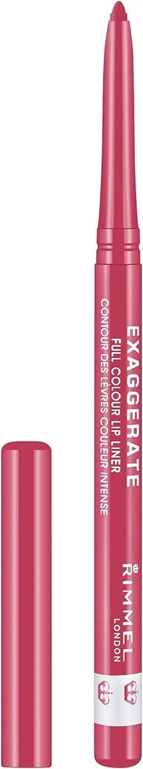 Rimmel London Exaggerate Automatic Lip Liner, 103 Pink A Punch,0.25 g-by Luxeemporium