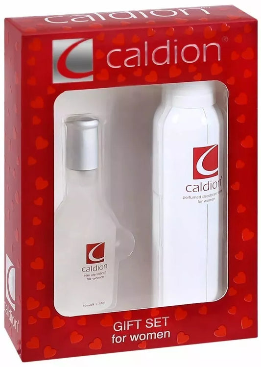 Caldion for Women By Hunca,Floral Fragrance,Eau the Toilette&Deo,Gift Set