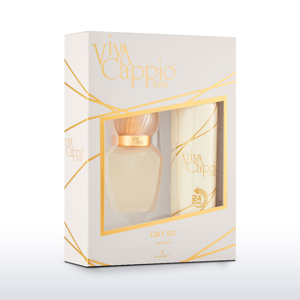 Viva Cappio Lola For Women 60 Ml Edt+150ml Deo by Hunca,Gift Set